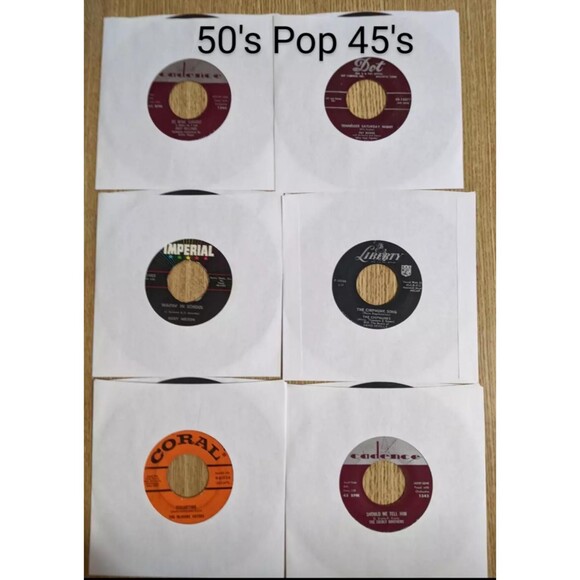 Lot of 21 Vintage 45s from 50s and 60s Pop and Country - Picture 2 of 3